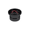 BA-12401 Steering Wheel Hub Adapter, Fits w/61-77 Ford, 9-Bolt Adjustable, Black Billet Aluminum - image 1