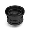 BA-12455 Steering Wheel Hub Adapter, Fits w/48-57 Ford w/Spline Shaft, 9-Bolt Adjustable, Black Billet Aluminum - image 1
