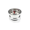 BA-22403 Steering Wheel Hub Adapter, Fits w/61-67 Ford F-Series/Bronco/Van, 9-Bolt Adjustable, Polished Billet Aluminum - image 1
