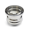 BA-22455 Steering Wheel Hub Adapter, Fits w/48-57 Ford w/Spline Shaft, 9-Bolt Adjustable, Polished Billet Aluminum - image 1