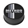 CP-YOR108P-GREY Center Cap, Grey Stripe, 108 mm, Push-Through - image 1