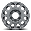 MR10767052845 RACE MR107 Wheel [Size: 16" x 7"] Gloss Titanium - image 1