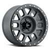 MR30978550800 STREET MR309 Grid Wheel [Size: 17" x 8.5"] Titanium w/ Matte Black Lip - image 2