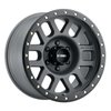 MR30978560800 STREET MR309 Grid Wheel [Size: 17" x 8.5"] Titanium w/ Matte Black Lip - image 2