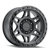 MR312790601012N STREET MR312 Wheel [Size: 17" x 9"] Matte Black w/ Gloss Black Lip - image 1