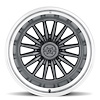 MR80321287840N MR803 Wheel [Size: 20"x12"] Gloss Titanium w/Machined Lip Finish - image 1
