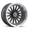 MR80321288840N MR803 Wheel [Size: 20"x12"] Gloss Titanium w/Machined Lip Finish - image 2