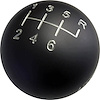 SKUN-10014K 6-Speed Shifter Ball, 2 in. Diameter, Fits 3/8 in.-16 & 3/8 in.-24 Handle, Gunmetal - image 1