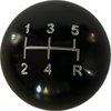 SKUN-10015K 5-Speed "SaveTheStick" Shifter Ball, 2 in. Diameter, Fits 3/8 in.-16 & 3/8 in.-24 Handle, Black, Billet Aluminum - image 2