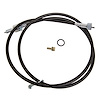 SPUN-20001 Speedometer Cable, thread on, 62 in., For pre-69 GM/Ford/Mopar to TKO/TKX/T5/Magnum - image 1