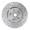 5406001 RCDS Disc Brake Rotor, Cross Drilled & Slotted Front Rotor For Ford 4-Piston Cars - image 1