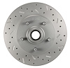 5514 RCDS Disc Brake Rotor, Cross Drilled & Slotted Front Rotor For GM Single-Piston Cars