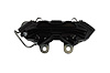 BA4400LD 4-Piston Loaded Caliper w/Stainless Steel Pistons, 1964-1966 Ford Mustang, Semi-Metallic Pads, Black Powder Coated, RH - image 1