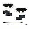 BCC0001 Brake Caliper Kit, Front Kit w/Black Powder Coated Calipers - image 1