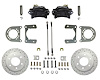 BRC6001X Brake Conversion Kit, Rear Disc Brake Kit w/Drilled Rotors & Black Powder Coated Calipers - image 1