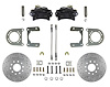BRC6002X Brake Conversion Kit, Rear Disc Brake Kit w/Drilled Rotors & Black Powder Coated Calipers - image 1