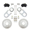 BRC6006X Brake Conversion Kit, Rear Disc Brake Kit w/Drilled Rotors & Black Powder Coated Calipers - image 1