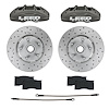 CC0005RKX Brake Conversion Kit, Front Kit w/Drilled Rotors & Anodized Calipers - image 1