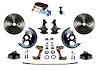 GM A/F/X-Body Front Disc Brake Conversion Kit w/2 in. Drop Spindles