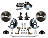 GM A/F/X-Body Front Disc Brake Conversion Kit w/2 in. Drop Spindles - image 1