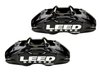 BFC2005-C05PX MaxGrip Lite 4-Piston Front Brake Conversion Kit w/Drilled Rotors, Adjustable Proportion Valve, Black Calipers - image 2