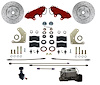 RFC2001-C05PX Power Front Kit w/Drilled Rotors, Mopar A-Body, Red Powder Coated Calipers - image 1