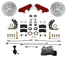 RFC2003-C05PX Power Front Kit w/Drilled Rotors, Mopar C-Body, Red Powder Coated Calipers - image 1