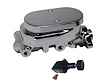 M_F05 Master Cylinder, Master Cylinder Kit 1 in. Bore Chrome Flat Top w/Adjustable Valve - image 1