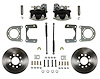 RC6002 Rear Disc Brake Conversion Kit w/Plain Rotors, 1963-1987 GM C10 Truck w/5-Lug, Single Piston, Zinc Plated Calipers - image 1