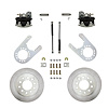 RC6003 Brake Conversion Kit, Rear Disc Brake Kit w/Plain Rotors & Zinc Plated Calipers