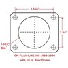 RC6005 Brake Conversion Kit, Rear Disc Brake Kit w/Plain Rotors & Zinc Plated Calipers - image 2