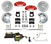 RFC0005-H405MX Brake Conversion Kit, Power Front Kit w/Drilled Rotors & Red Powder Coated Calipers - image 1
