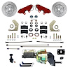 RFC2001-8405X Brake Conversion Kit, Power Front Kit w/Drilled Rotors & Red Powder Coated Calipers - image 1