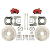 RRC0018X MaxGrip XDS Rear Disc Brake Conversion Kit for 1957-1986 Ford F100/F150/Bronco [Small Bearing Rear Axle, Red Calipers] - image 1