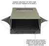 N3S Nomadic 3 Standard Roof Top Tent Gray Body Green Rainfly, Universal - image 2