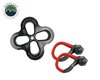 R.D.L. 8" Recovery Distribution Link 45,000 lb. Black and (2) 5/8" Soft Shackles - image 3