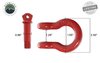 Recovery Shackle 3/4" 4.75 Ton Red - Sold In Pairs - image 2