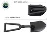 Multi Functional Military Style Utility Shovel with Nylon Carrying Case - image 2