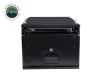Cargo Box With Slide Out Drawer & Working Station Size - Black Powder Coat - image 1