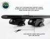 Freedom Bar Mounting Combo Kit (FBM1) - 4 Pieces Black Factory Side Rail Mount and 50" Black Straight Crossbars - image 1