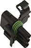 Female 3 Pin Weatherpack Connector - image 1
