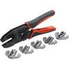 Ratcheting Crimper Pliers Multiple Jaws - image 1