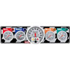 4-1 Gauge Panel with Ultra-Lite 5" Tach & Gauges Oil Pressure/Water Temp/Oil Temp/Fuel Pressure/Tachometer - image 1