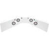 Wraparound Fiberglass Gauge Panel Standard White - image 1