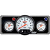 Standard 2-1 Gauge Panel Oil Pressure/Water Temp/Tachometer Black