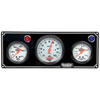 Standard 2-1 Gauge Panel Oil Pressure/Water Temp/Tachometer Black - image 1