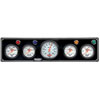 Standard 4-1 Gauge Panel Oil Pressure/Water Temp/Oil Temp/Fuel Pressure/Tachometer Black - image 1