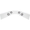 Wraparound Fiberglass Gauge Panel Extreme White - image 1