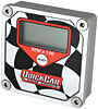 QuickCar LCD Tach White/Red with Checkered Flag - image 1