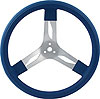 Aluminum Steering Wheel 15" Blue Grip - image 1